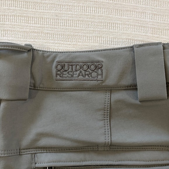 Outdoor Research Cirque II Softshell Pants Mens Medium Grey Alpine Climbing Ski - Picture 3 of 10